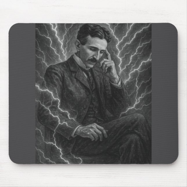 Tesla Sparks von Genius Mouse Mat Mousepad (Vorne)