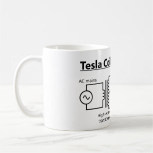 Tesla Spulen-Tasse Kaffeetasse