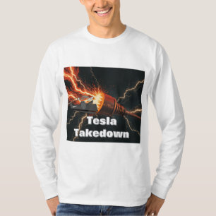 Tesla Takedown elon muskeln T-Shirt