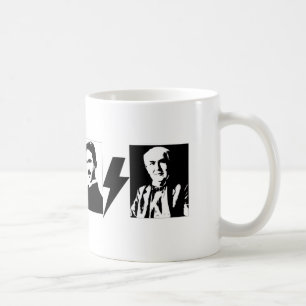 Tesla und Edison - das ursprüngliche AC/DC. Kaffeetasse