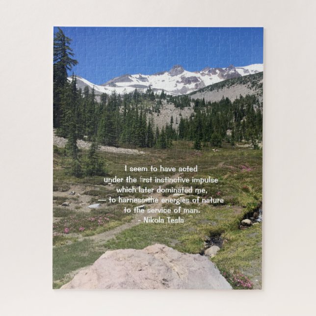 Tesla Zitat-Puzzlespiel 520 Stücke Puzzle (Vertikal)