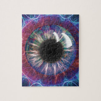 Teslas Augen-Fraktal Design Puzzle