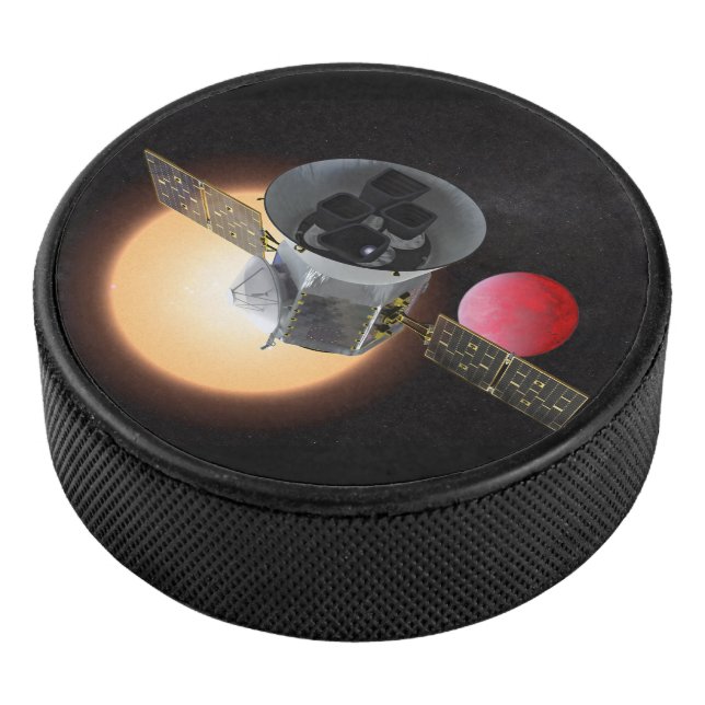 TESS Planet Hunter Spacecraft Eishockey Puck (3/4)