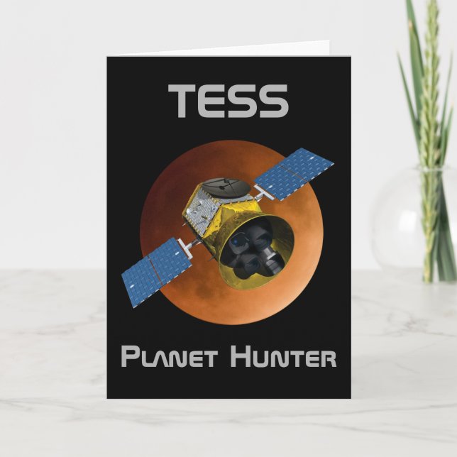 TESS Planet Hunter Spacecraft Karte (Vorderseite)