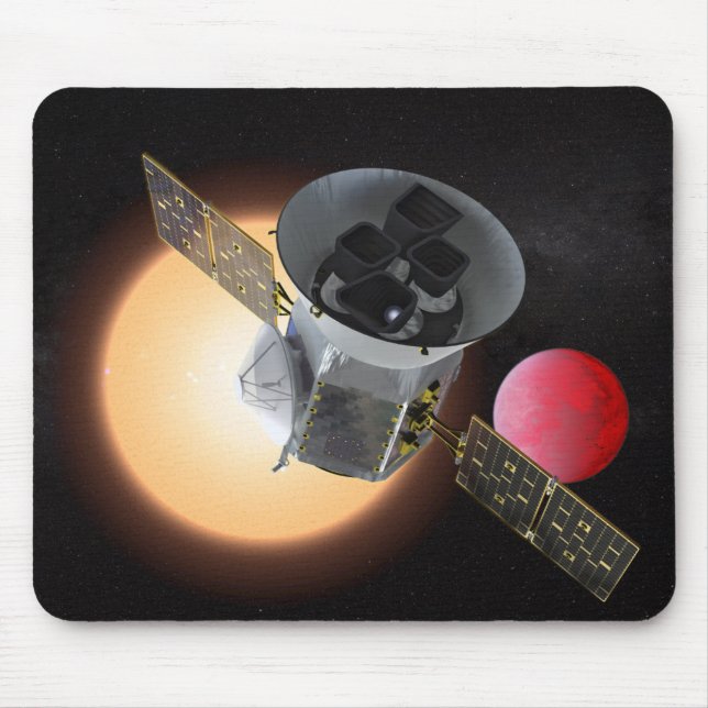 TESS Planet Hunter Spacecraft Mousepad (Vorne)