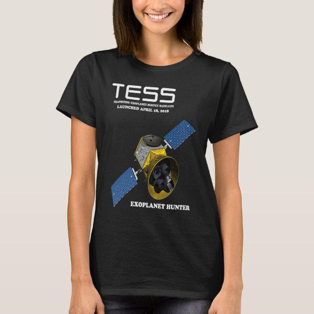 TESS Transiting Exoplanet Survey Satellite T-Shirt (Vorderseite)