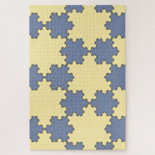 Tessellated Koch Snowflakes (Fraktal Muster) Puzzle