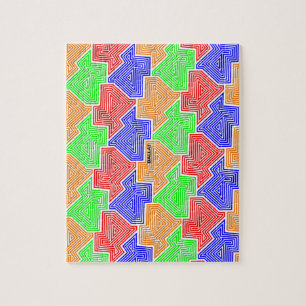 Tessellated Puzzlespiel "Dallas - Texas" Puzzle
