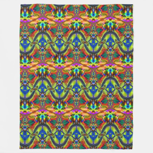 Tessellation Fleecedecke (Vorderseite)