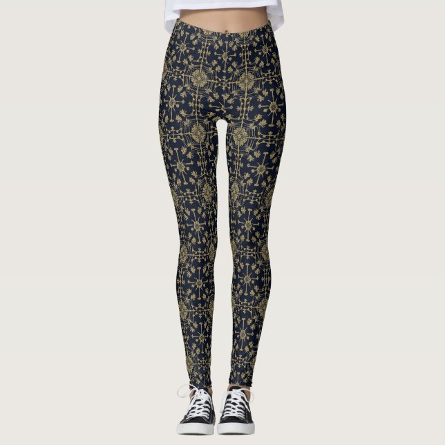Tessellation Nahtloses Muster Leggings (Vorderseite)
