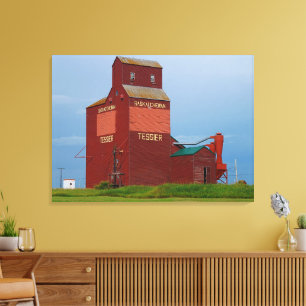 Tessier Grain Elevator Leinwanddruck