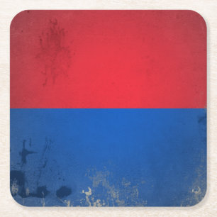 Tessin Rechteckiger Pappuntersetzer