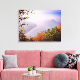 Tessin, Schweiz: Aussicht vom Monte Bre Leinwanddruck