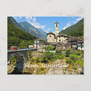 Tessin, Schweiz landschaftliches Foto Postkarte