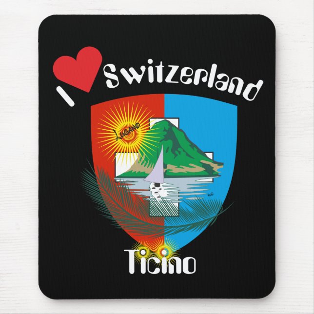 Tessin Svizzera / Tessin Schweiz Mousepad (Vorne)