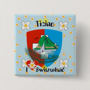 Tessin - Tessin - Schweiz - Svizzera Schaltfläche Button