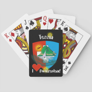 Tessin - Ticino - Schweiz - Svizzera Spielkarten