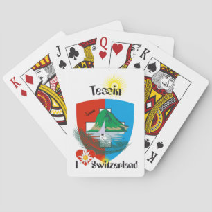Tessin - Ticino - Schweiz - Svizzera Spielkarten