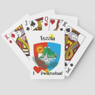 Tessin - Ticino - Schweiz - Svizzera Spielkarten