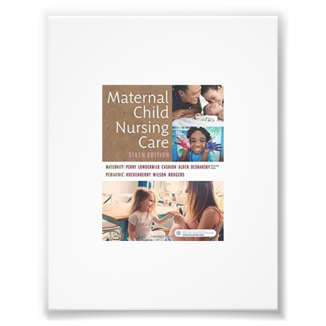 Test Bank Maternity and Pediatric Nursing 4th Edit Fotodruck (Vorne)