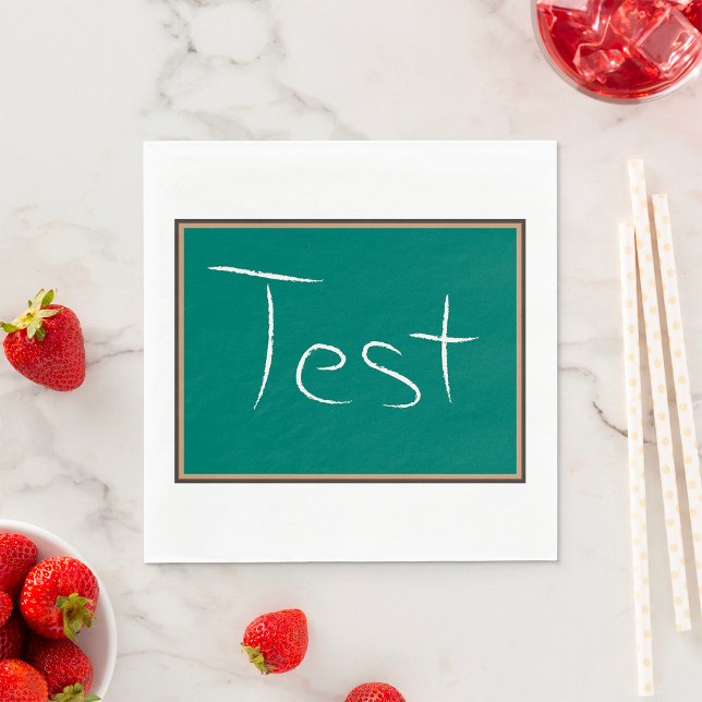 Test Chalkboard School Serviette (Von Creator hochgeladen)