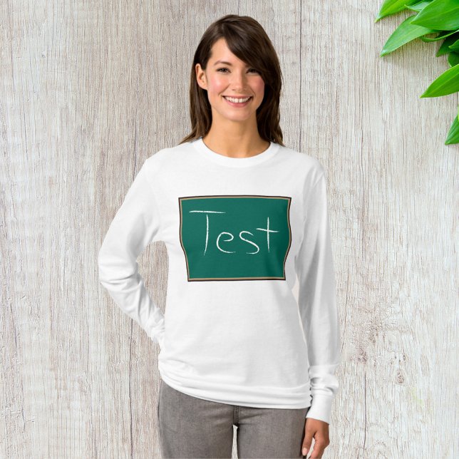 Test Chalkboard School T-Shirt (Von Creator hochgeladen)