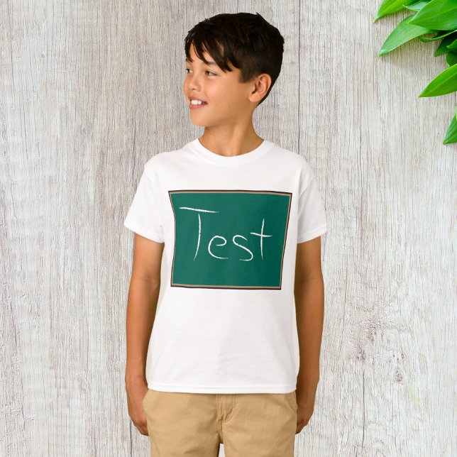 Test Chalkboard School T-Shirt (Von Creator hochgeladen)