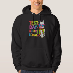 Test Day No Prob Llama Niedlich Llama Lehrer Testi Hoodie
