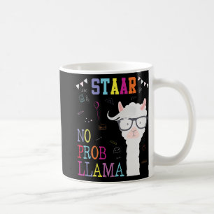 Test Day Squad No Prob-llama Llama Lehrer Student Kaffeetasse