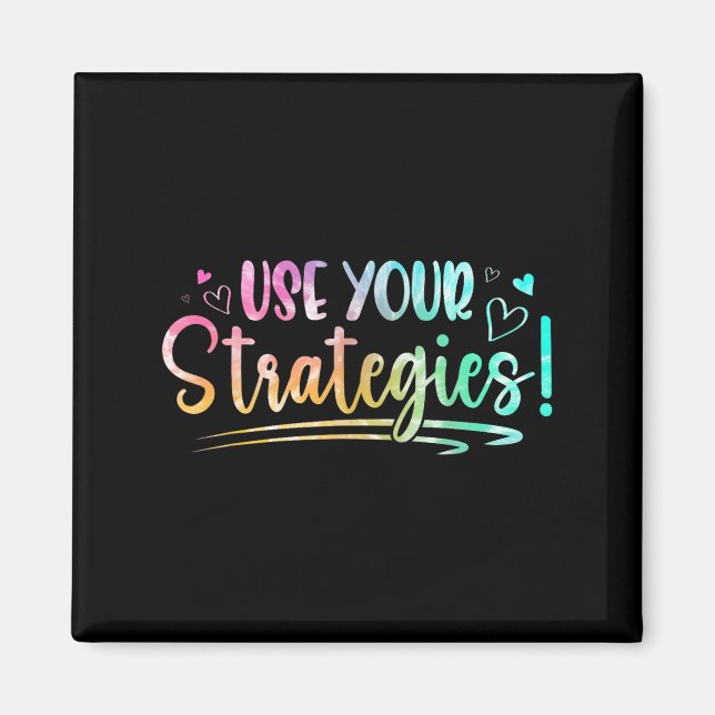 Test Day State Testing Exam Teacher Student Motiva Magnet (Vorne)