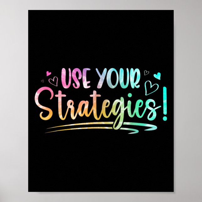 Test Day State Testing Exam Teacher Student Motiva Poster (Vorne)