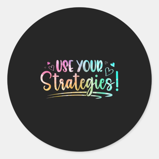 Test Day State Testing Exam Teacher Student Motiva Runder Aufkleber (Vorderseite)