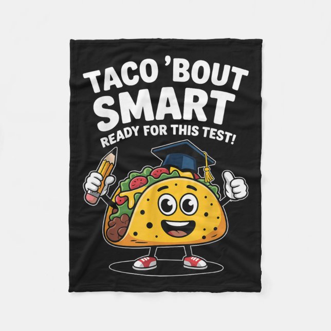 Test Day Teacher Shirt Motivational Testing Day Ta Fleecedecke (Vorderseite)