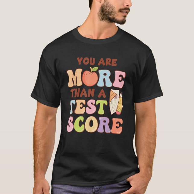 Test Day Teacher Shirt Sie sind mehr als ein Test  (Vorderseite)