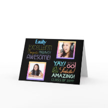 Test Erfolg FOTO COLLAGE Glückwunsch