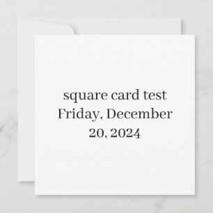 Test Feiertagskarte
