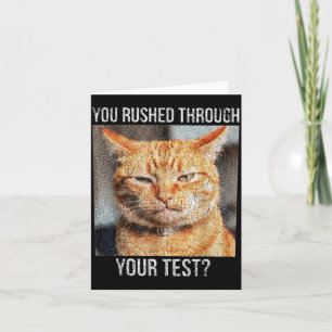 Test Hurz Durch Lustiger Testtag Lehrer Meme Karte