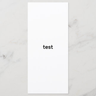 Test Menükarte