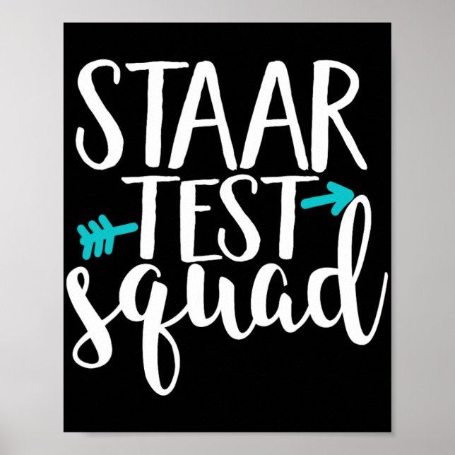 Test Squad Elementarlehrer Testtag Poster (Vorne)