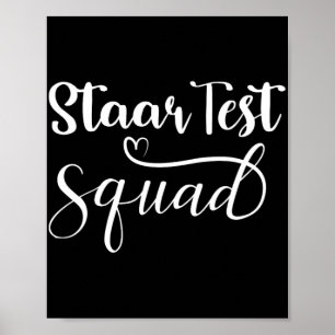 Test Squad Funny Teacher Student Testtag Poster