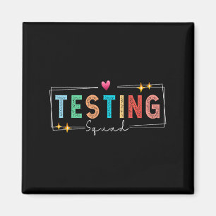 Test-Team - Testtag 2024 Lehrer Motivierend Magnet