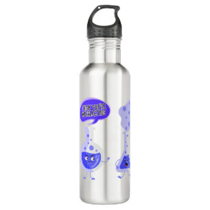 Test Tube Chemie Ich glaube, Sie überreagieren Edelstahlflasche