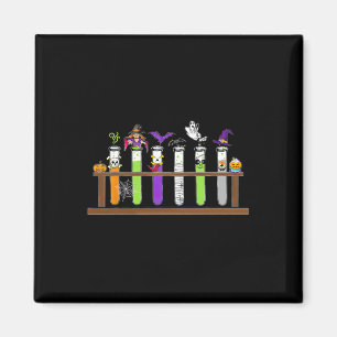 Test Tube Chemie Nerd Wissenschaft Lehrer Spooky H Magnet