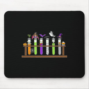Test Tube Chemie Nerd Wissenschaft Lehrer Spooky H Mousepad