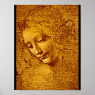 Testa di Fanciulla detta_Studien der Master Poster