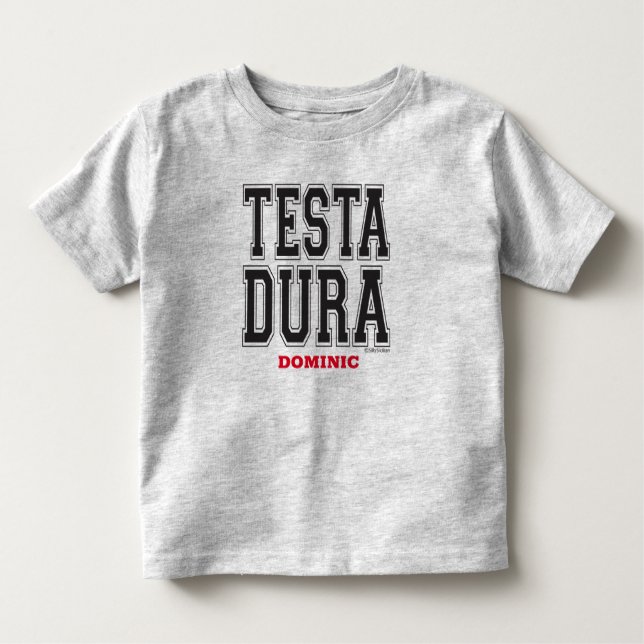Testa Dura Athletic Babyshirt Kleinkind T-shirt (Vorderseite)