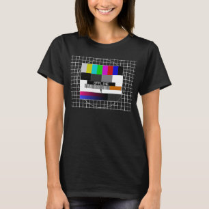 Testbild Offline 80er 90s Retro Oldschool Costu T-Shirt
