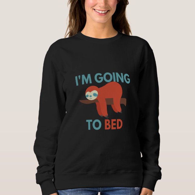 Tested positive for tired sloth  saying sleepyhead sweatshirt (Vorderseite)