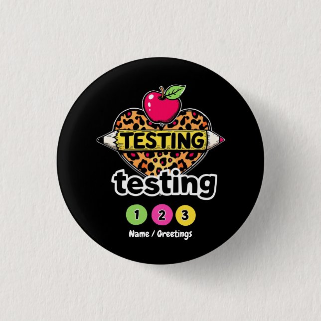 Testen des 123-Leitfadens zum erfolgreichen Testta Button (Vorderseite)