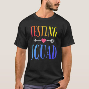 Testen des Abschluss-Lehrers für die Kostümprobe T-Shirt